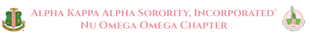 Alpha Kappa Alpha Sorority, Incorporated® | Nu Omega Omega Chapter logo